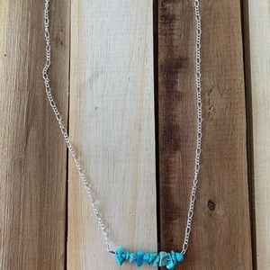 Western Turquoise Bar Necklace